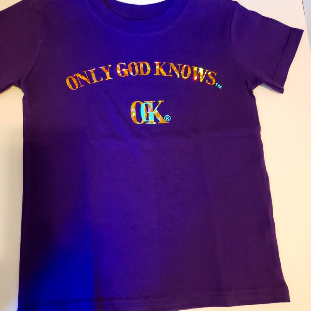 Kids 4T Only God Knows 🙏 shirt